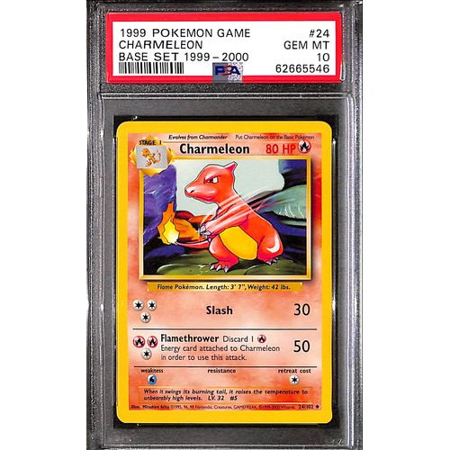 charmeleon pokemon card 1999 PSA10 - 1999 Pokemon