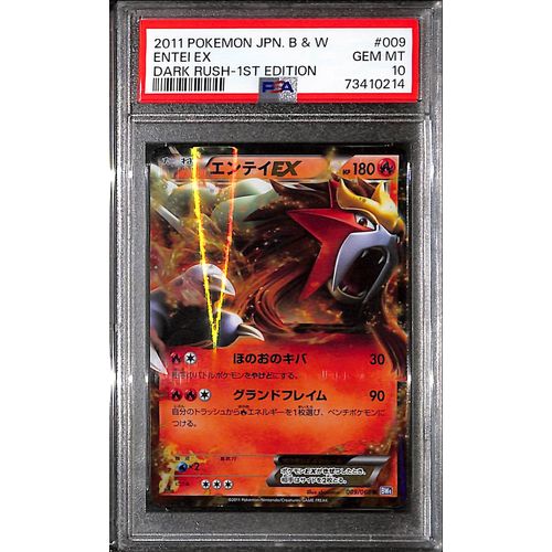 PSA10 - 2011 Pokemon Japanese - Entei Ex 009/069