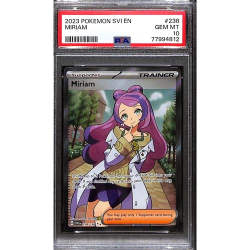 miriam card pokemon PSA10 - 2023 Pokemon