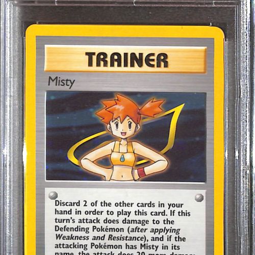 PSA9- 2000 Pokemon - Misty Holo 18/132 - 1st Edition Gym Heroes PSA9- 2000 Pokemon - Misty Holo 18/132 - 1st Edition Gym Heroes