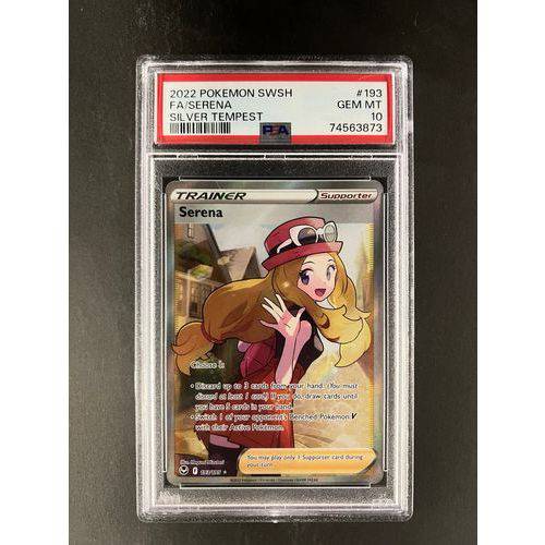 PSA10 2022 Pokemon FA/Serena 193/195 - Silver Tempest PSA10 2022 Pokemon FA/Serena 193/195 - Silver Tempest