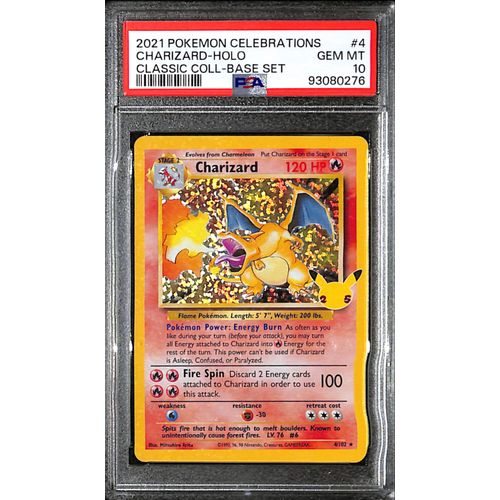 PSA10 - 2021 Pokemon - Charizard Holo 4/102 - Celebrations Classic PSA10 - 2021 Pokemon - Charizard Holo 4/102 - Celebrations Classic