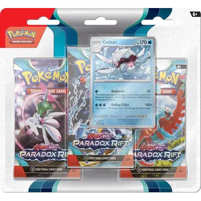 Pokémon Trading Card Game - Scarlet & Violet 4: Paradox Rift - Three Booster Blister - TCGroupAU