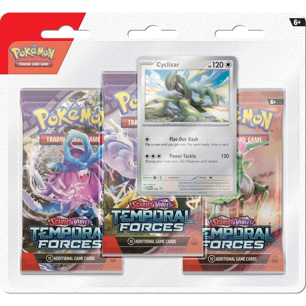 Pokémon Trading Card Game - Scarlet & Violet - Temporal Forces - Three-Booster Blister - TCGroupAU