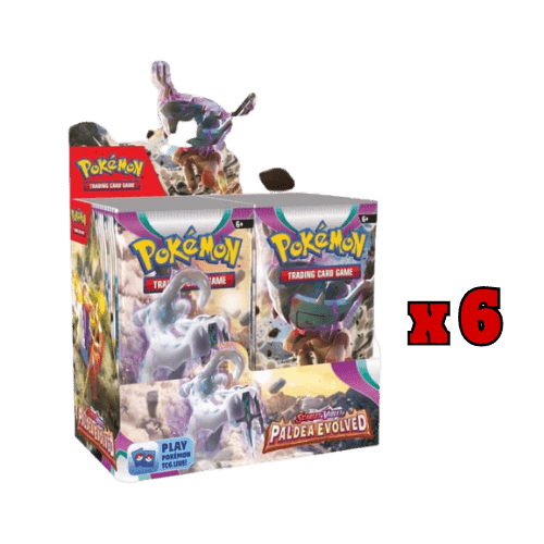 Pokémon Trading Card Game - Scarlet & Violet 2: Paldea Evolved - Sealed Case x6 Booster Box - TCGroupAU