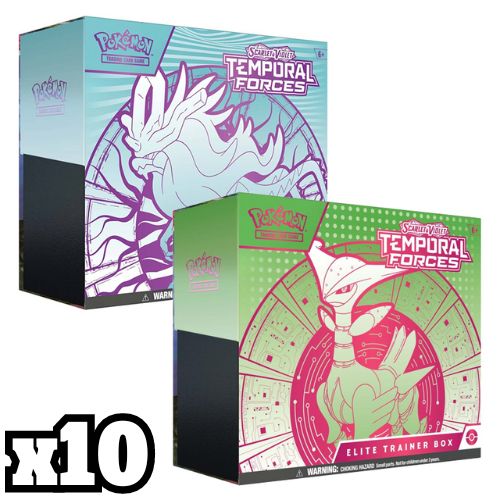 Pokémon Trading Card Game - Scarlet & Violet 5 - Temporal Forces Elite Trainer Box ETB Sealed Case - TCGroupAU