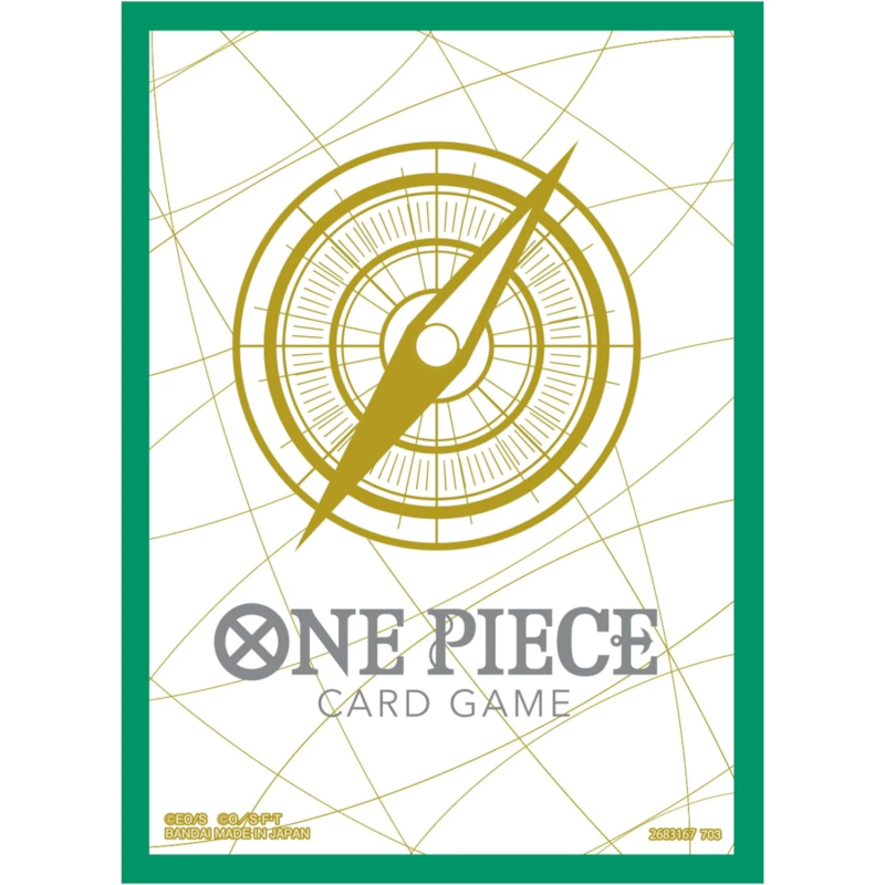 BANDAI - One Piece Card Game - 5 Official Standard Green