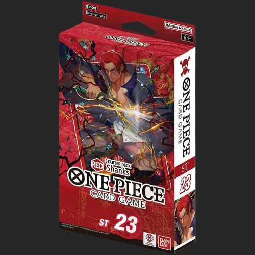 one piece card game shanks deck One Piece Card Game - Starter Deck Red Shanks [ST-23]