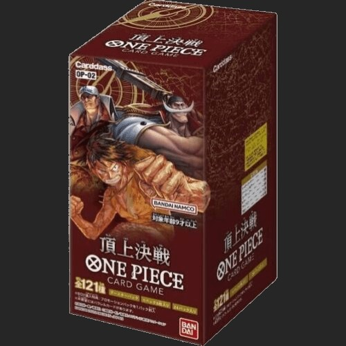 one piece op-02 booster box One Piece Card Game - Paramount War OP-02 - Booster Box