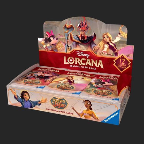 Disney Lorcana Trading Card Game - Reign Of Jafar Booster Box Disney Lorcana Trading Card Game - Reign Of Jafar Booster Box