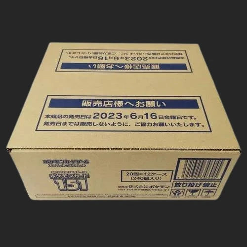 japanese booster box case Pokémon Trading Card Game - 151 SV2A