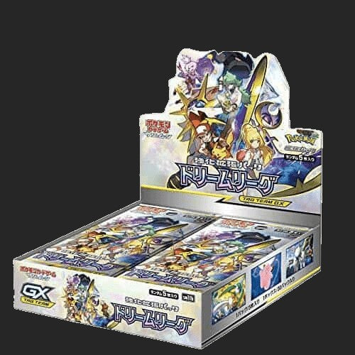 pokemon japanese dream league booster box Pokémon Trading Card Game - Sun & Moon - Material:Wooper Machamp each booster pack contains Salazzle - SM Black