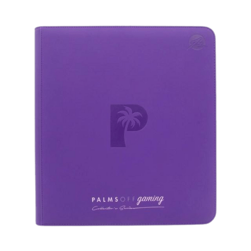 Palms Off Gaming - 12 Pocket Zip Trading Card Binder - Purple - TCGroupAU