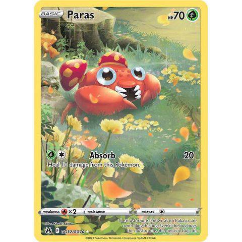 Paras (GG32/GG70) - Crown Zenith - Pokemon Paras (GG32/GG70) - Crown Zenith - Pokemon