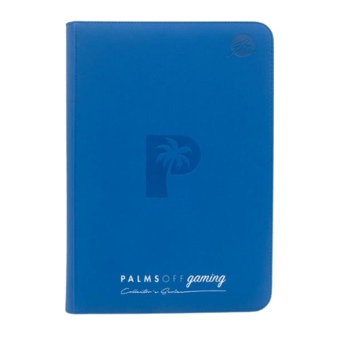 Palms Off Gaming - 9 Pocket Collectors Series Trading Card Binder - Blue - TCGroupAU