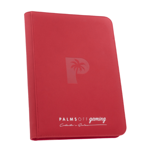 Palms Off Gaming - 9 Pocket Collectors Series Trading Card Binder - Red - TCGroupAU
