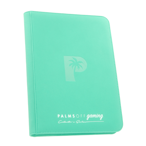 Products Palms Off Gaming - 9 Pocket Zip Trading Card Binder - Toquoise - TCGroupAU