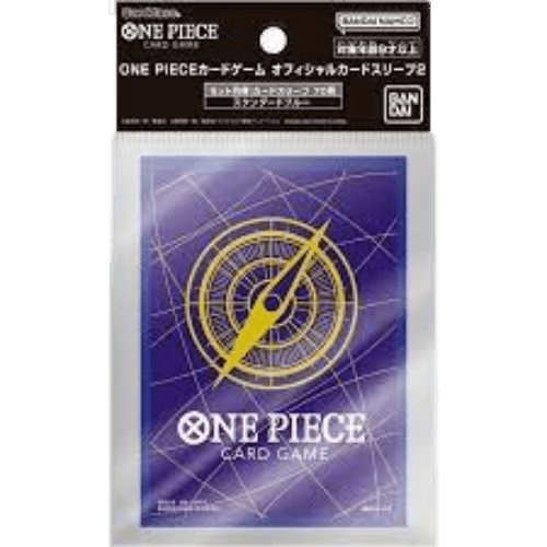 BANDAI - One Piece Card Game - Official Deck Sleeves Vol. 2 - Standard Blue - TCGroupAU