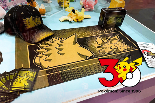 New Pokémon 30th Anniversary ‘Opening Scene’ Merchandise Revealed – Deck Boxes, Sleeves, Playmats & More