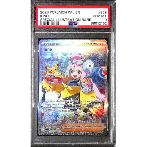 PSA10 - 2023 Pokemon - Iono 269/193 - Paldea Evolved PSA10 - 2023 Pokemon - Iono 269/193 - Paldea Evolved
