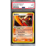 PSA9 - 2005 Pokemon - Blaziken Holo 1/106 Emrald Graded Card