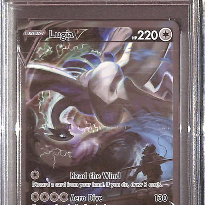 PSA10- 2022 Pokemon - FA/Lugia V 186/195 - Silver Tempest Graded Card