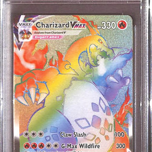 PSA10- 2020 Pokemon - FA/Charizard Vmax 074/073 - Champion's Path Graded Card