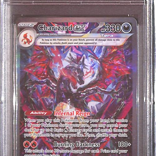 PSA9- 2024 Pokemon - Charizard Ex 234/091 Graded Card