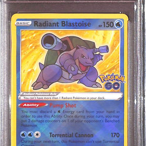 PSA10- 2022 Pokemon - Radiant Blastoise 018/078 Graded Card