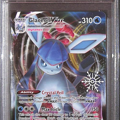 PSA10- 2023 Pokemon - Glaceon Vmax 041/203 - Holiday Cal Graded Card