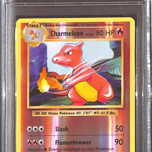 PSA10- 2016 Pokemon - Charmeleon Rev Foil 10/108 - Evolutions Graded Card