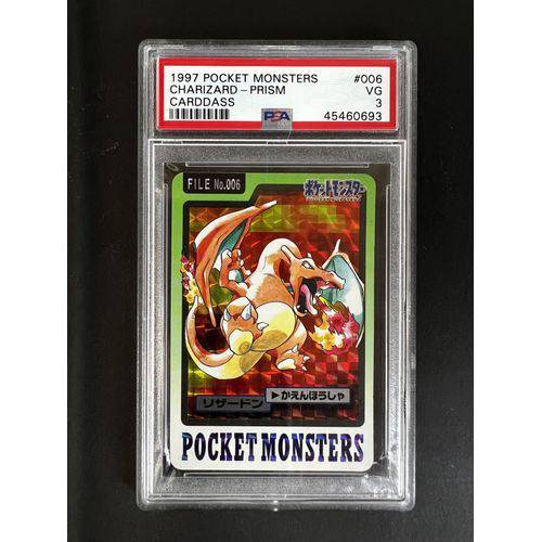 PSA3 - 1997 Pocket Monsters - Charizard - Prism Cardass - TCGroupAU