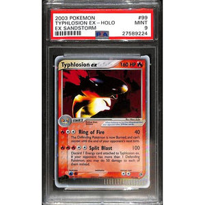 PSA9 - 2003 Pokemon Typhlosion Ex Holo 99/100 Ex Sandstorm - TCGroupAU
