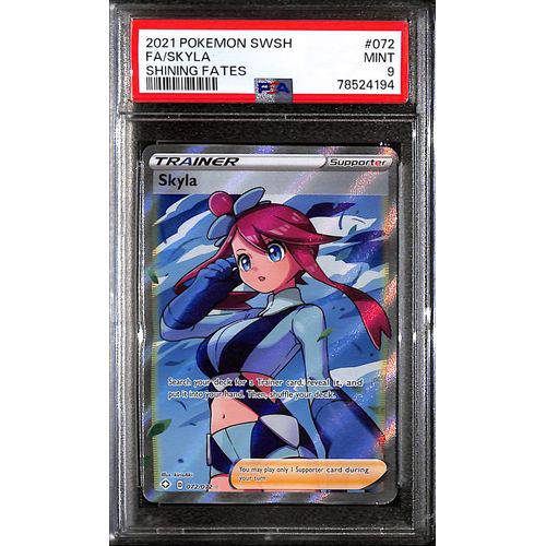 PSA9 2021 Pokemon SWSH FA/Skyla 072/072