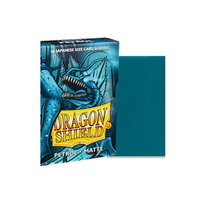 Dragon Shield - Japanese Size Sleeves Petrol Matte Dual - 60 Pack Card Protector