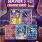 Exclusive Artwork Gemstone Series 3 Simplified Chinese Pokemon TCG