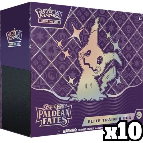 Pokémon Trading Card Game - Scarlet & Violet 4.5 - Paldean Fates Elite Trainer Box ETB - Sealed Case - TCGroupAU