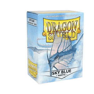 Dragon Shield - Standard Sky Blue Matte Sleeves - 100 Pack Card Protector