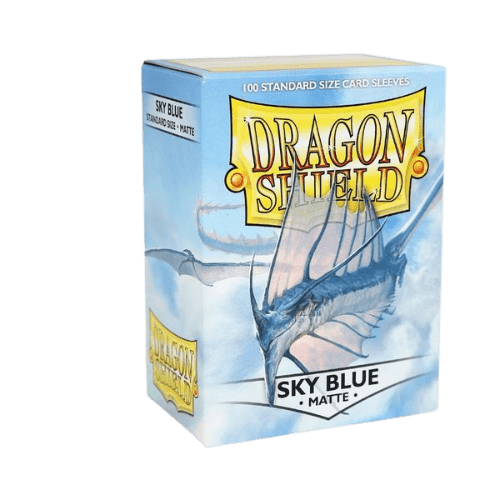 Dragon Shield - Standard Sky Blue Matte Sleeves - 100 Pack - TCGroupAU