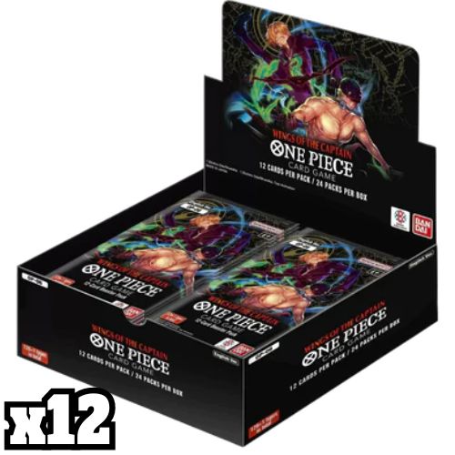 BANDAI - One Piece - Wings Of The Captain OP-06 - Booster Box Case - 12 Sealed Case English - TCGroupAU