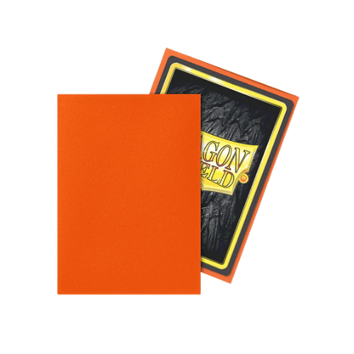 Dragon Shield - Standard Matte Tangerine Sleeves - 100 Pack - TCGroupAU