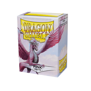 Dragon Shield - Standard Matte Pink Sleeves - 100 Pack Card Protector