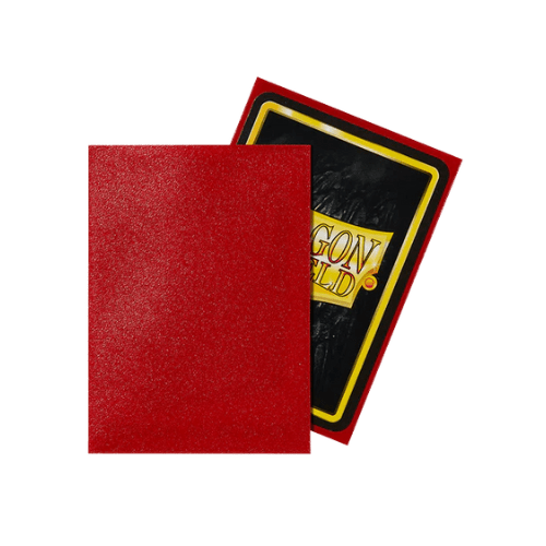 Dragon Shield - Standard Matte Ruby Sleeves - 100 Pack - TCGroupAU