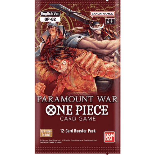 BANDAI - One Piece Card Game - Paramount War OP-02 - Pack - English - TCGroupAU