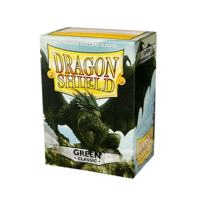 Dragon Shield - Standard Classic Green Sleeves - 100 Pack Card Protector