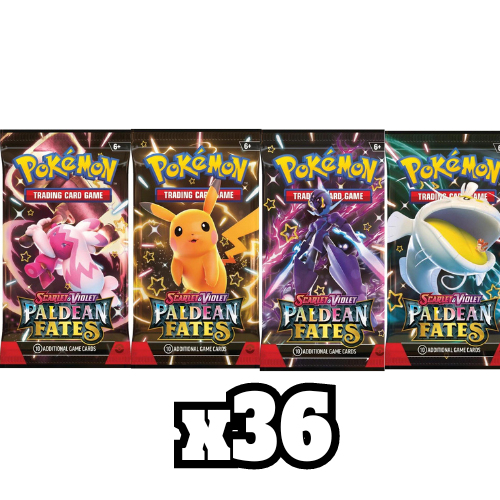 Pokemon Trading Card Game - Scarlet & Violet 4.5: Paldean Fates x36 Loose Pack Bundle - TCGroupAU