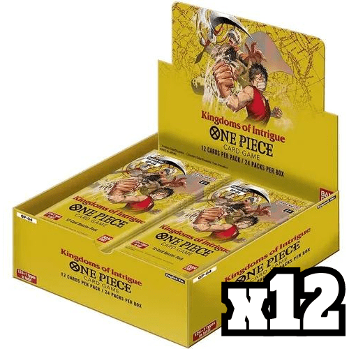 One Piece Card Game - Kingdoms of Intrigue OP-04 Booster Box - English - Case (12 Boxes) - TCGroupAU