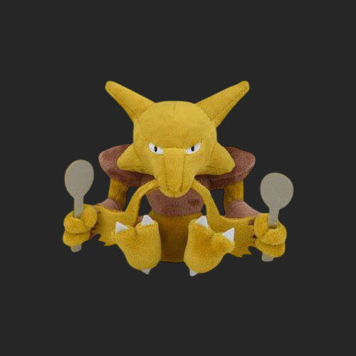 Alakazam #65 - Pokemon Centre Fit Plush - TCGroupAU