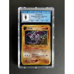 CGC9 2001 Pokemon Japanese Aerodactyl Holo - 142 - Awakening Legends - TCGroupAU