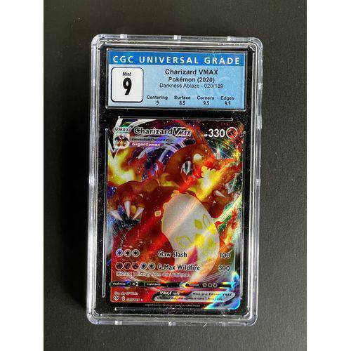 CGC9 2020 Pokemon Charizard VMAX - 020/189 - Darkness Ablaze - TCGroupAU